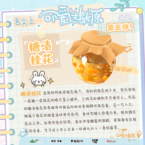 美食百科·糖漬桂花 - 可愛過敏原 第一季